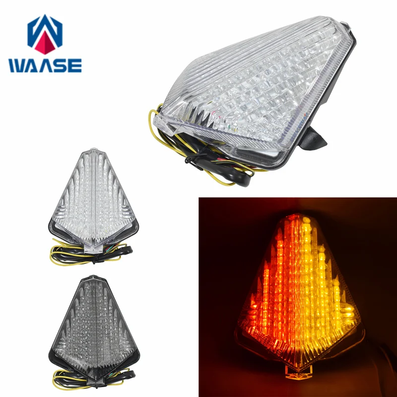 

waase для Yamaha T-Max 530 Tmax 530 2012 2013 2014 2015 2016 задний фонарь E-Mark, стоп-сигналы, встроенный светодиодный стоп-сигнал