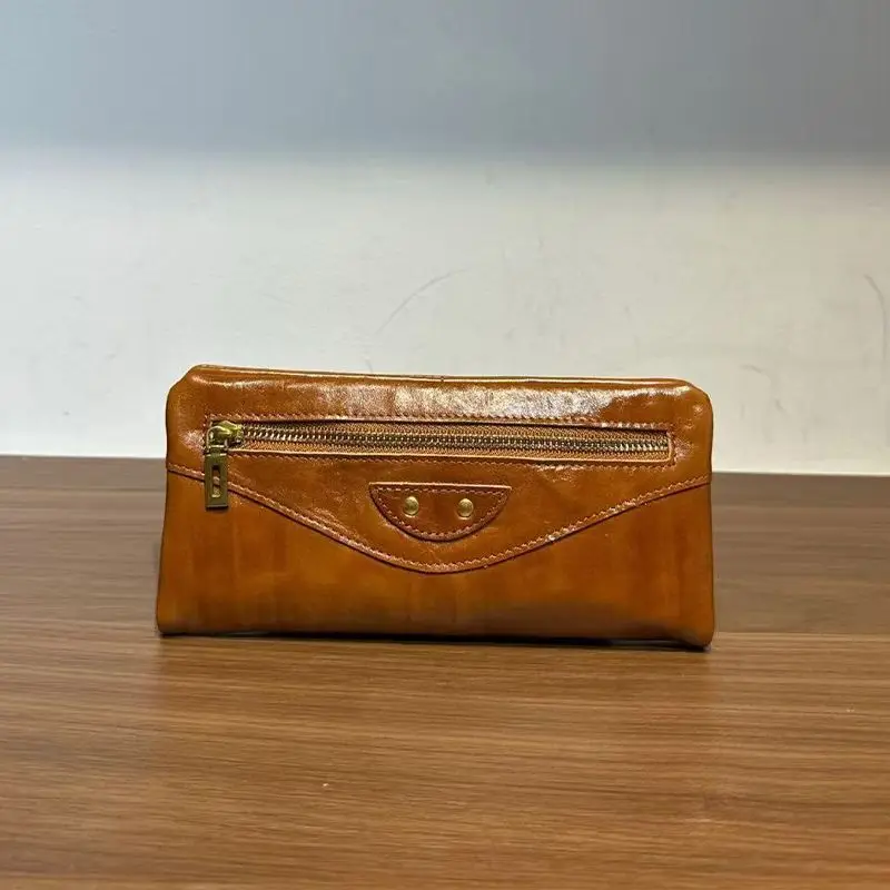 retro-korean-style-buckled-zipper-large-capacity-top-layer-cowhide-leather-wallet-simple-clutch-card-holder-student-friendly