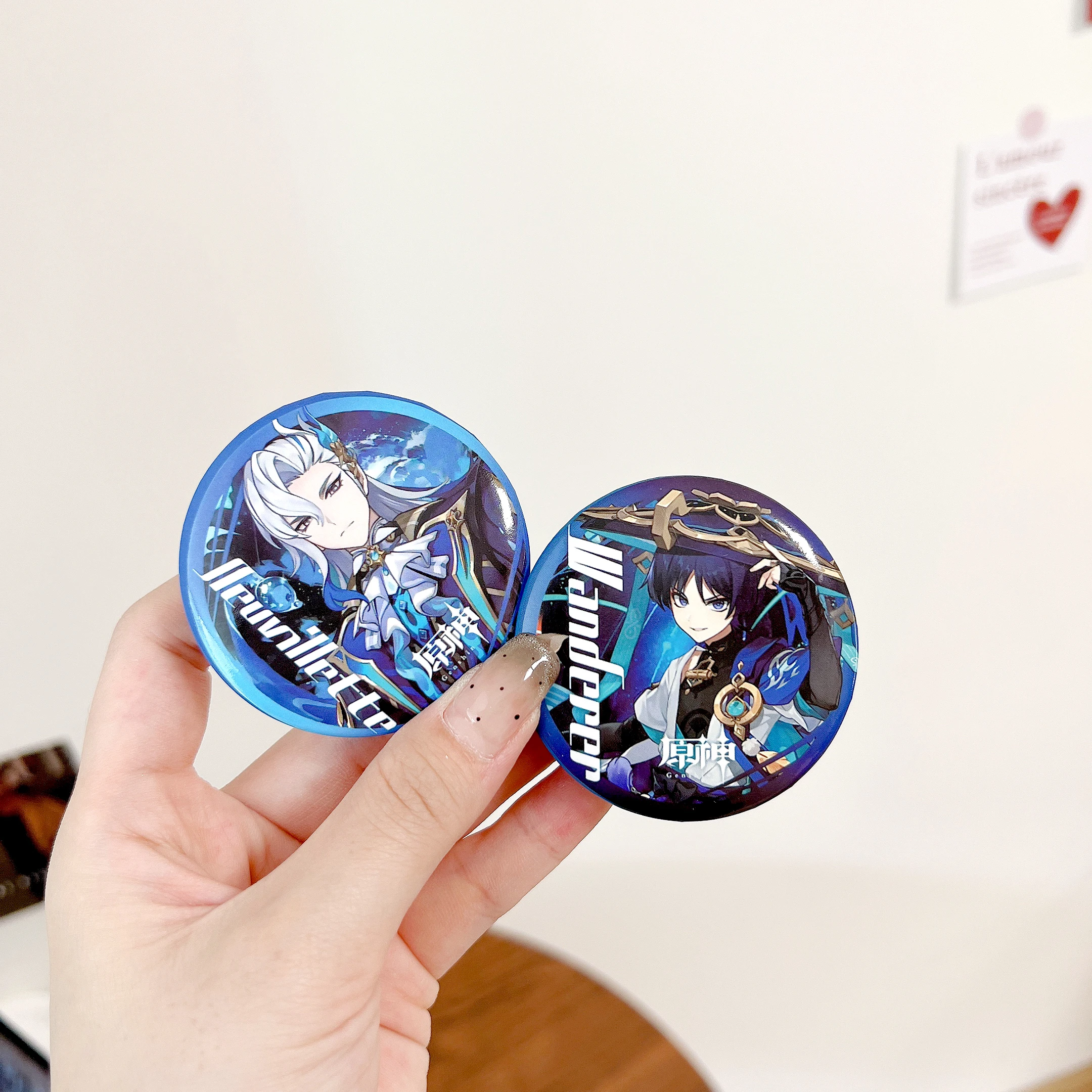 Новая металлическая магнитная подставка Genshin Impact Ins, с глобальной популярной продукции, очень любимая каждый