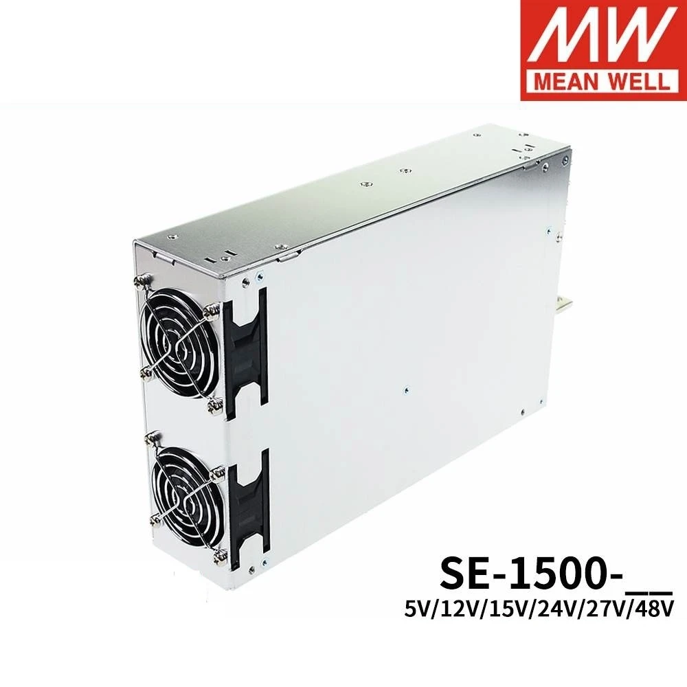 SE- MEAN WELL 450/600/1000/1500 Switching power supply 24V/5V/12V/15V/27V/36V/48V Unit Transformer SMPS 220VAC Taiwan MEAN WELL