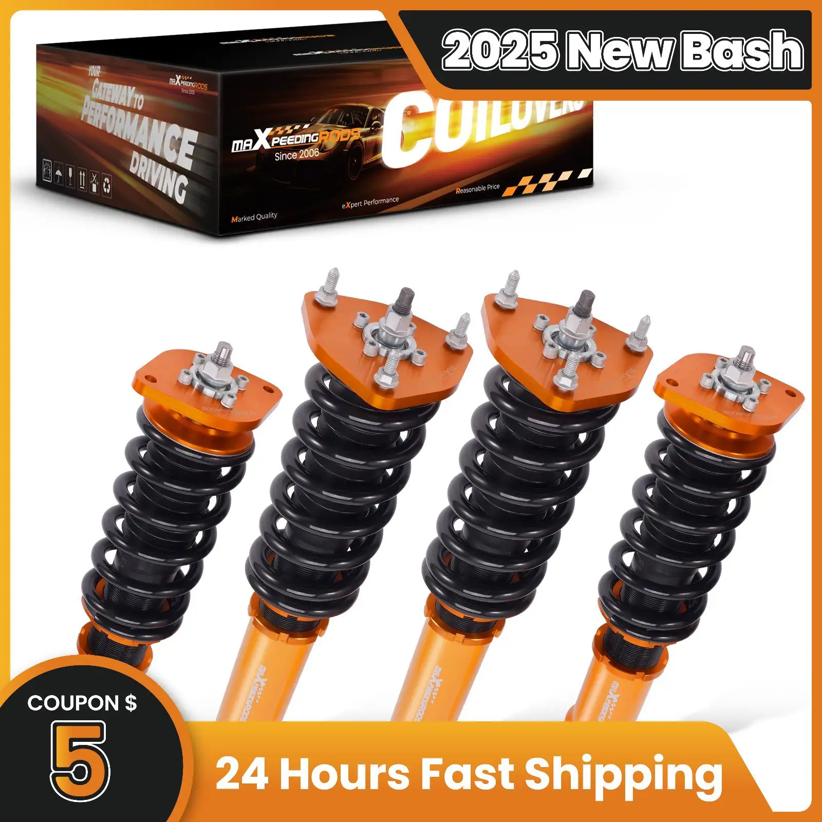 

Coilovers Shocks Absorbers for Infiniti G37/370Z 2009-16 RWD Suspension Kit