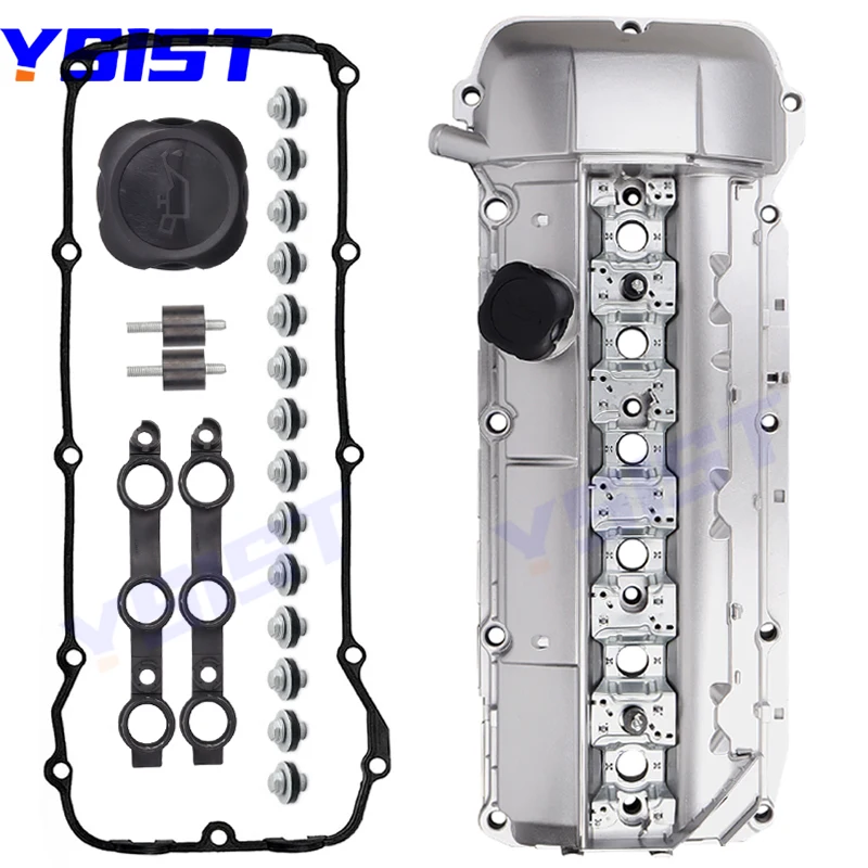 Aluminum Valve Cover For BMW 323i 325i 328i 330i 525i 528i 530i 3,5,7,X5 Z3 E36 E46 E39 E38 E53 2.5 3.0 M52 M54 Rocker Cover