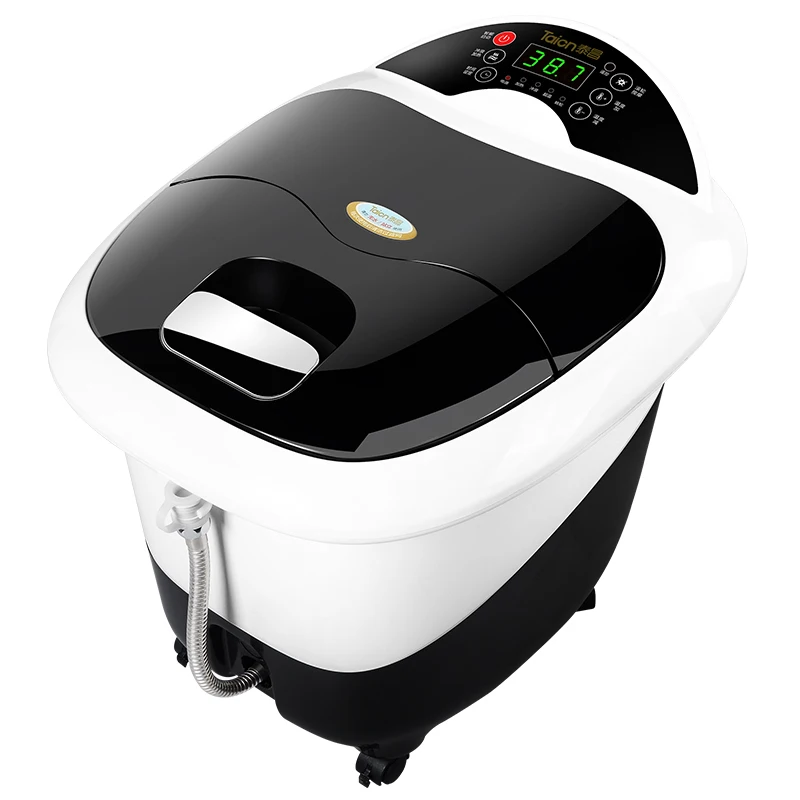 Wireless Remote Control Foot Bath Bucket Automatic Heat Electric Roller Surf Massage Foot Wash Basin Over The Calf High Bucket