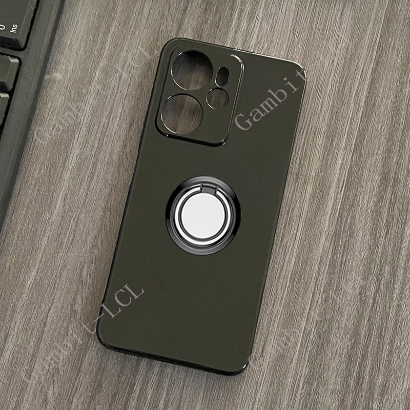 Dla Blackview Oscal Tiger 13 Tiger13 2024 6,67 "Tylny uchwyt pierścieniowy uchwyt na telefon pokrywa TPU miękki silikonowy futerał na OscalTiger13