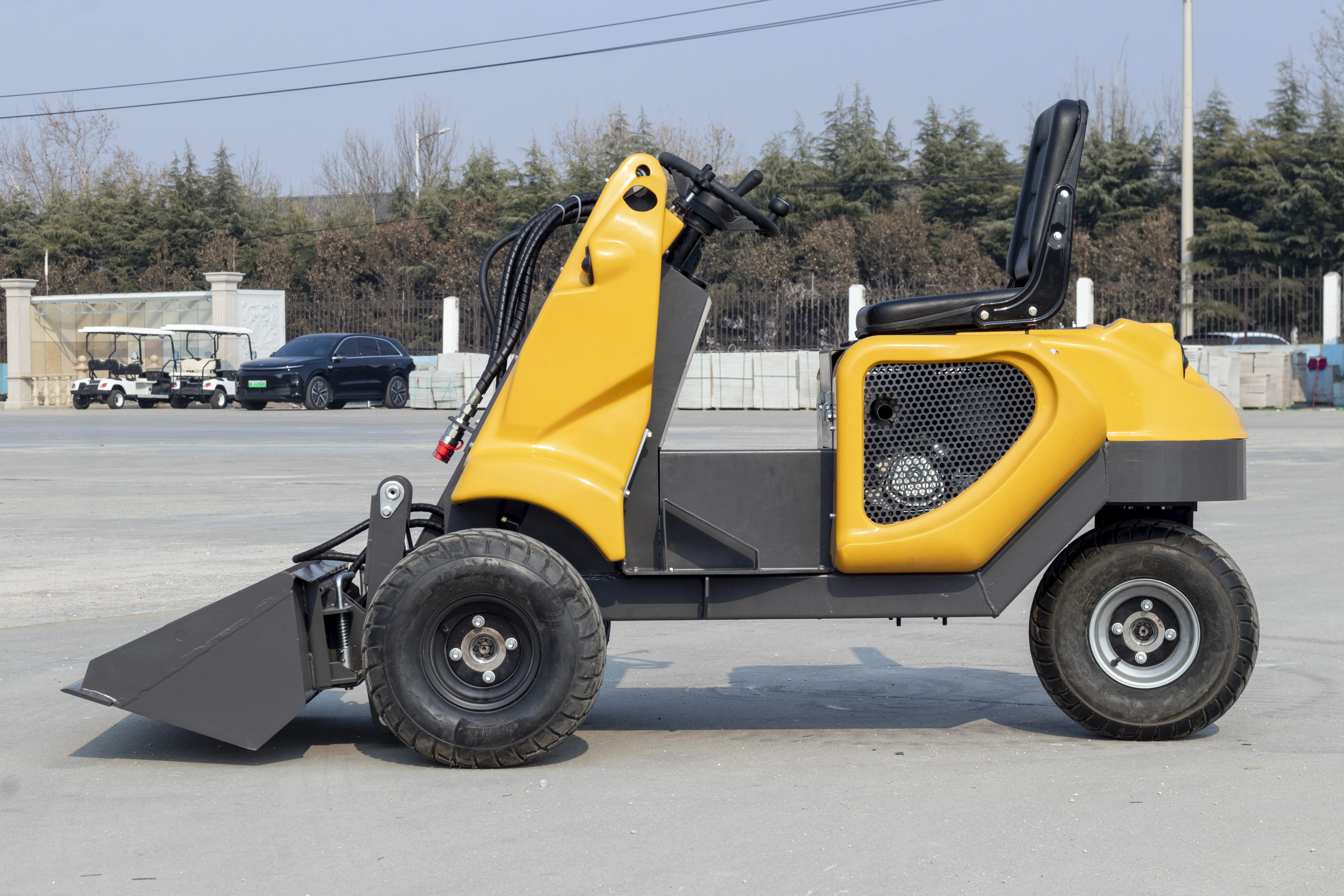 جرافة انزلاقية صغيرة ضمان لمدة سنة واحدة مع المحرك الأساسي وعلبة التروس شهادة CE EPA EURO 5 #5