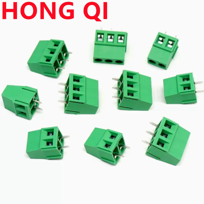 10PCS KF128 2Pin 3Pin 2.54mm 3.81mm 5mm 5.08mm 7.5mm Splice PCB Screw Connecting Terminal Blocks For Wires Connector 10A 300V