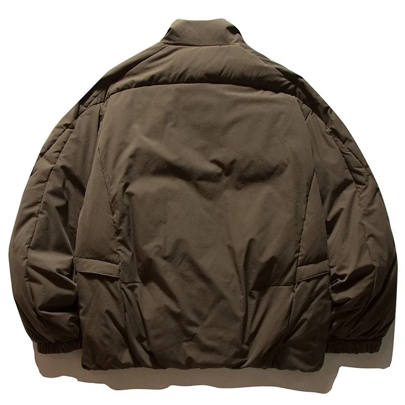 الرجال الشتاء أسفل السترات 80% الأبيض بطة سترات معاطف الوقوف طوق المتضخم مبطن البخاخ الستر رشاقته الدافئة فقاعة معطف