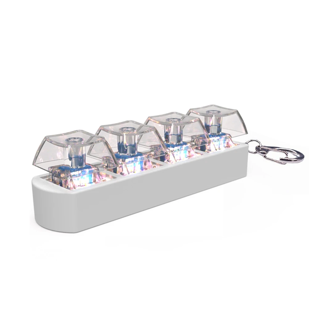 ABXHH 4 キーキーボードキーキャップフィジェットおもちゃストレスリリーフ DIY キーキャップおもちゃのキーボードキャップフィンガーボタンフィジェットフィンガーキーキャップ A