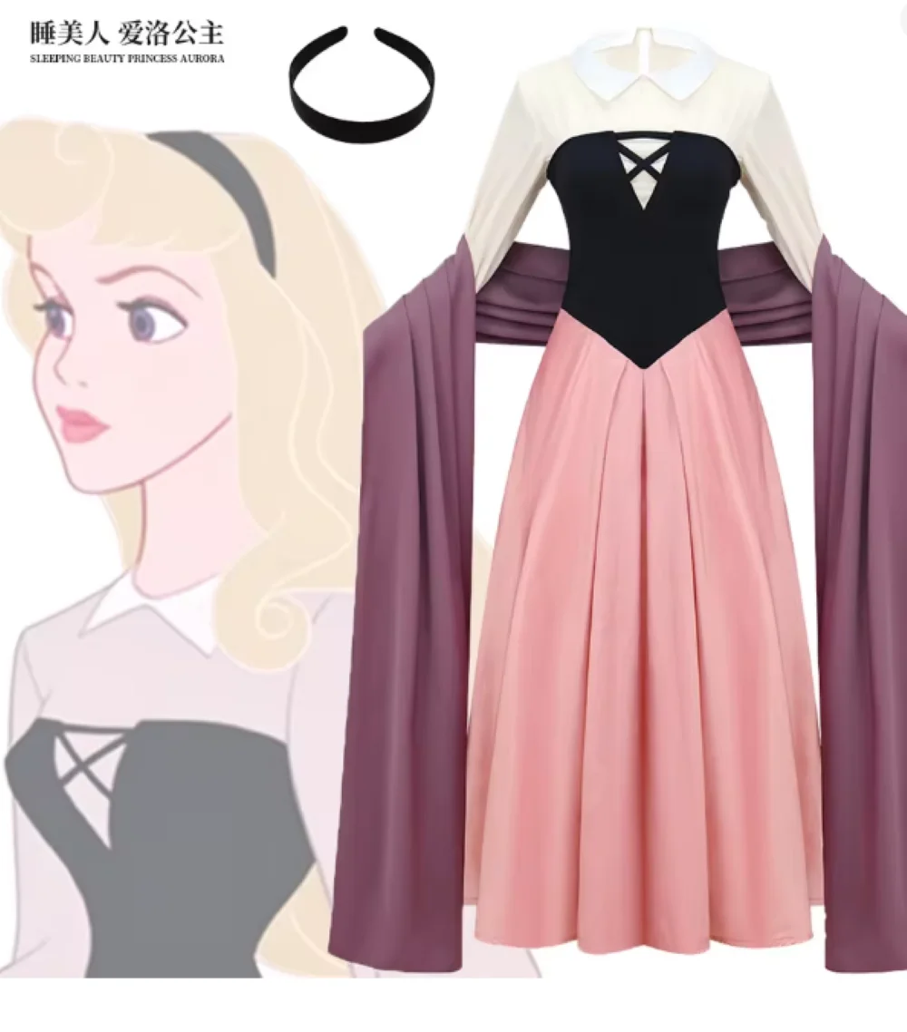 Sleeping Beauty, Princess Elo, cosplay, princess dress, elegant palace style, Halloween carnival party, stage performance costum