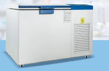 Ultra-low Temperature test Cabinet -125℃ to -150℃ LED Screen Horizontal Deep-Freeze Storage Freezer for Lab Use