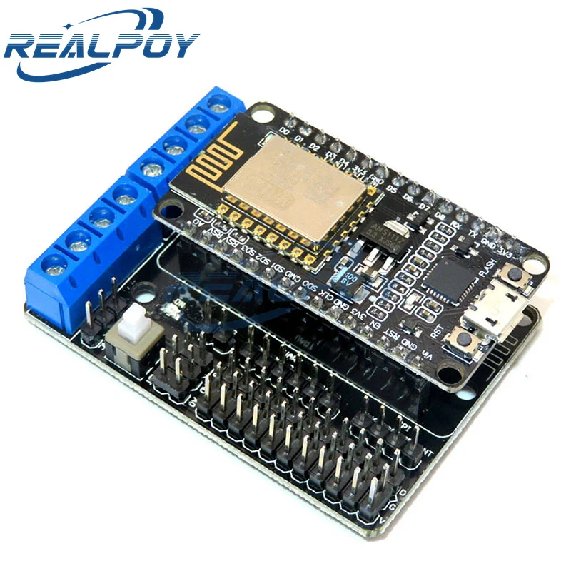 NodeMCU Motor Shield Board L293D for ESP-12E from ESP8266 esp 12E kit diy rc toy wifi rc smart car remote control For Arduino