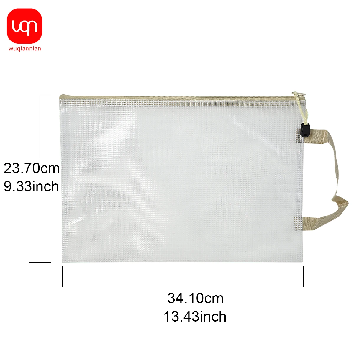 5 pezzi nuovo tipo borsa a griglia portatile borsa di stoccaggio A4 cartella in rete con cerniera cartella per strisce reattive trasparente di grande capacità ufficio