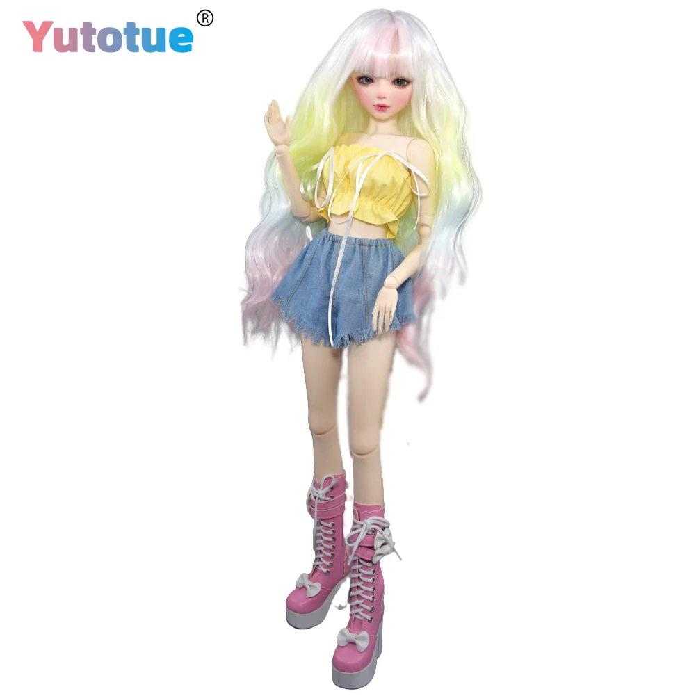 

YUTOTUE 1/3 BJD кукла игрушка 22 дюйма высота женская кукла ручная роспись макияж для лица реалистичный модный комплект одежды