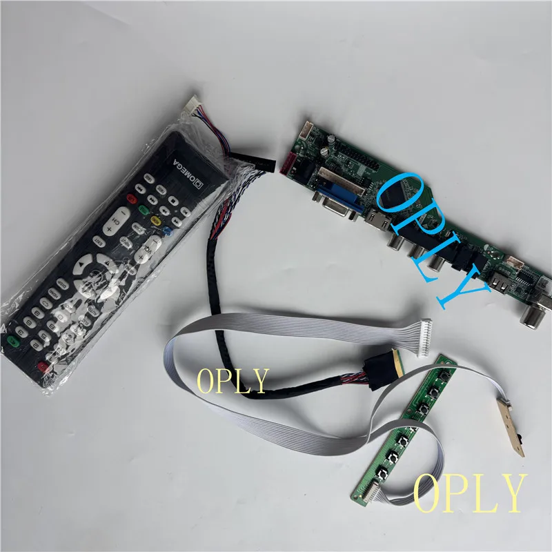 AV VGA Audio LED Screen TV Controller board kit for N173FGE N173FGE-L23/L21  N173O6 1600X900 17.3