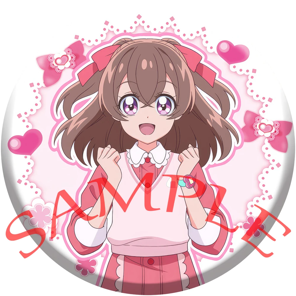 Anime StarTwinkle Precure Cosplay Yuni Kaguya Madoka Amamiya Erena Hagoromo Lala Hoshina Hikaru Cartoon Badge Christmas Gifts