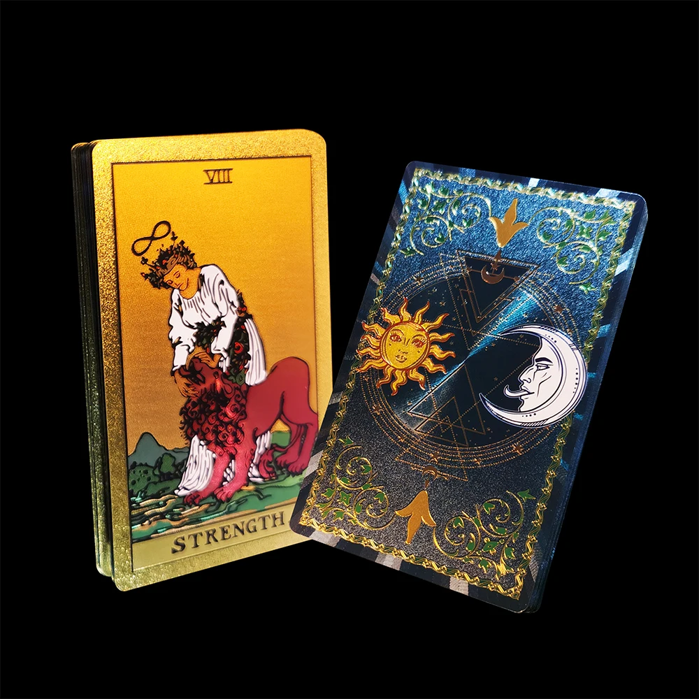 Original Tarot Cards Deck with Guidebook Divination Classic Artwork,78 Traditional Tarot Decks Durable for Beginners to Advanced