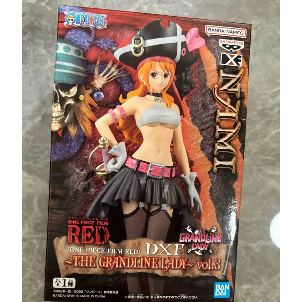 

Banpresto One Piece DXF Театральная версия Нами Фигурка Модель Аниме Натуральная игрушка в штучной упаковке BANDAI