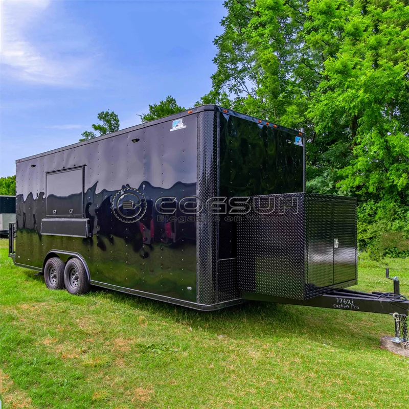 Hot Selling Foodtruck Mobile Beer Bar Cart Coffee  Food Trailer  Carts  food truck trailer  For Sale