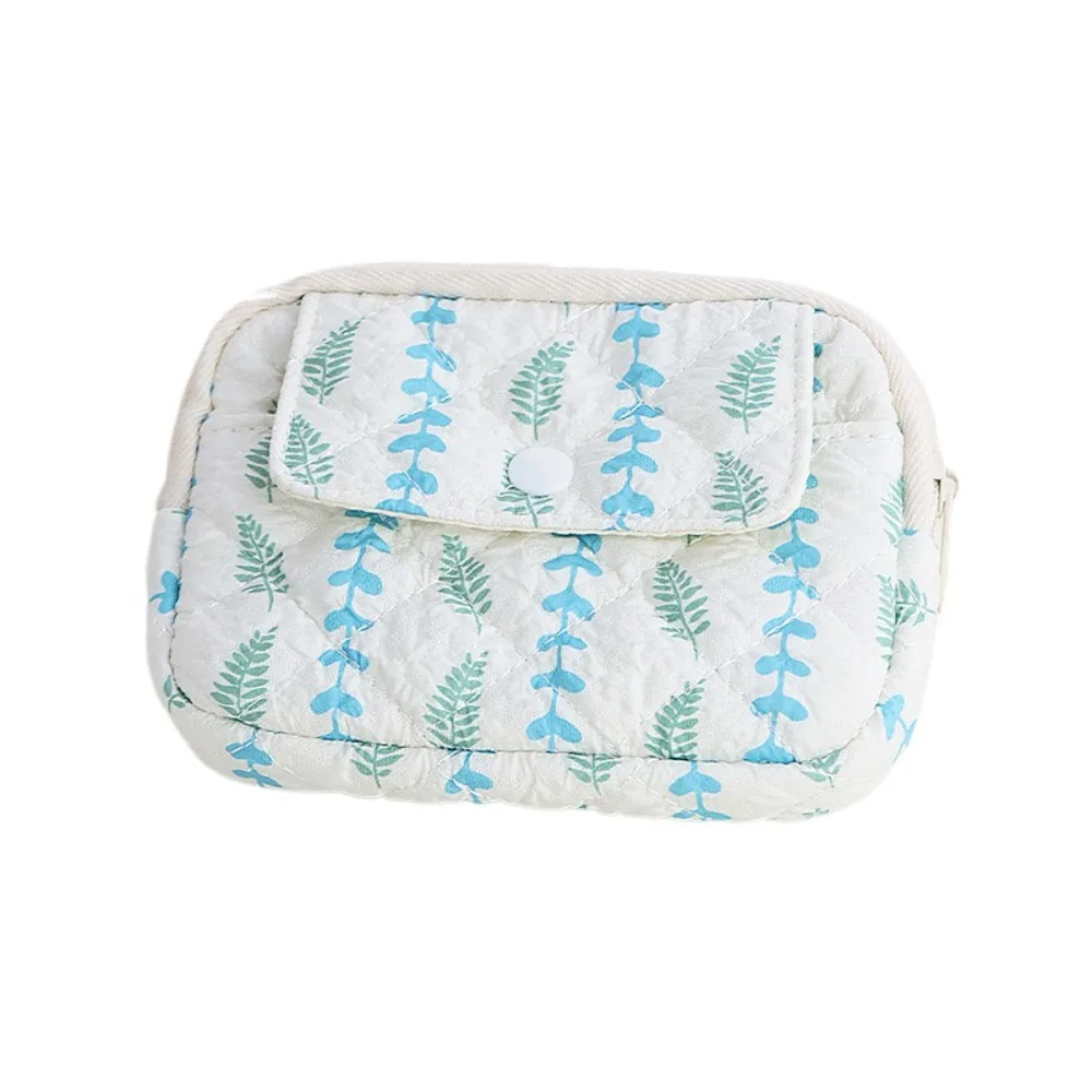 

Stripe Quilted Cotton Coin Purse Polka Dot Large Capacity Small Makeup Lipstick Bag Card Holder Jewelry Packing Pouch