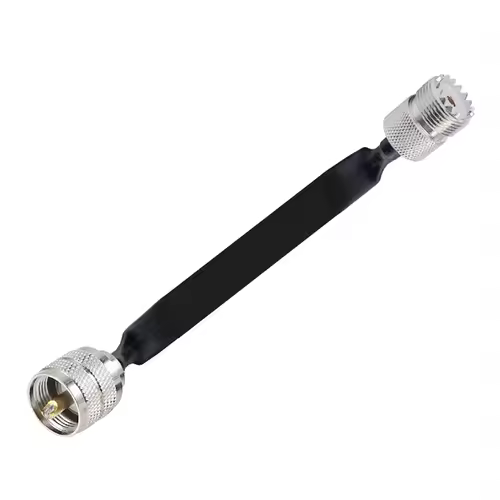 Window/Door Pass Through Flat RF Coaxial Cable SO239 UHF Female to UHF Female Male  PL259 50 Ohm RF Coax Pigtail Extension Cord - Image 8