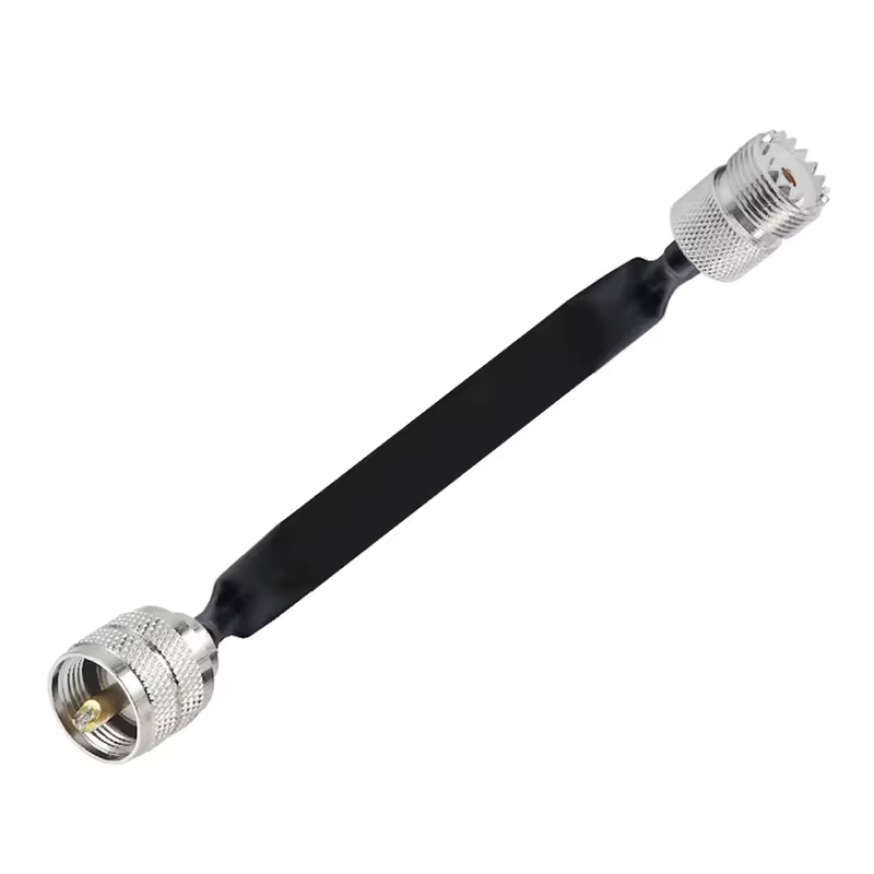 Window/Door Pass Through Flat RF Coaxial Cable SO239 UHF Female to UHF Female Male  PL259 50 Ohm RF Coax Pigtail Extension Cord - Image 8