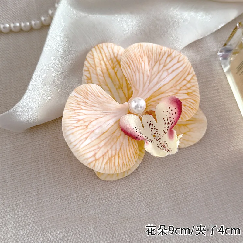 Butterfly Orchid Simulation Flower Hair Clip, Chic Design
