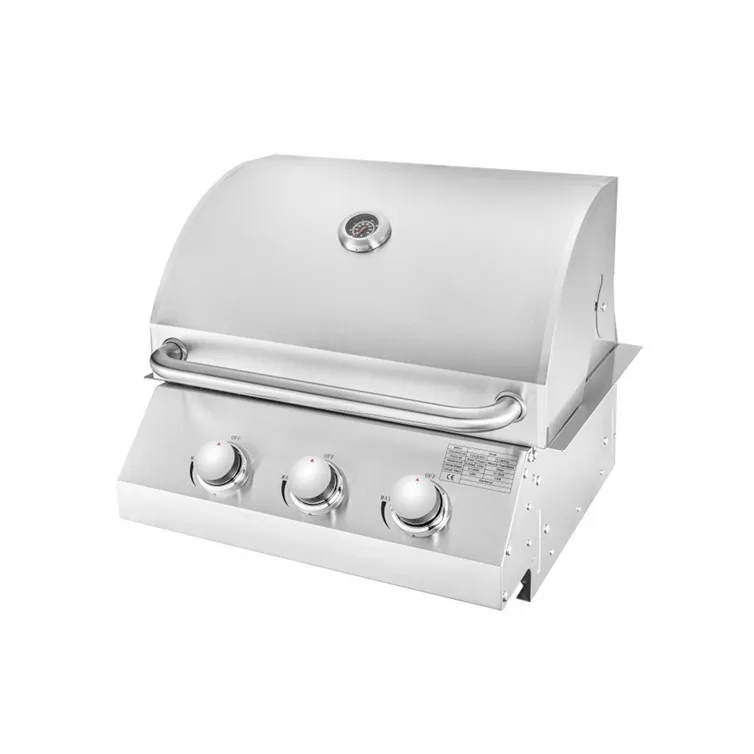Hot Sale Table Top Outdoor Portable Gas Grill Garden Barbeque Stainless Steel BBQ Grill