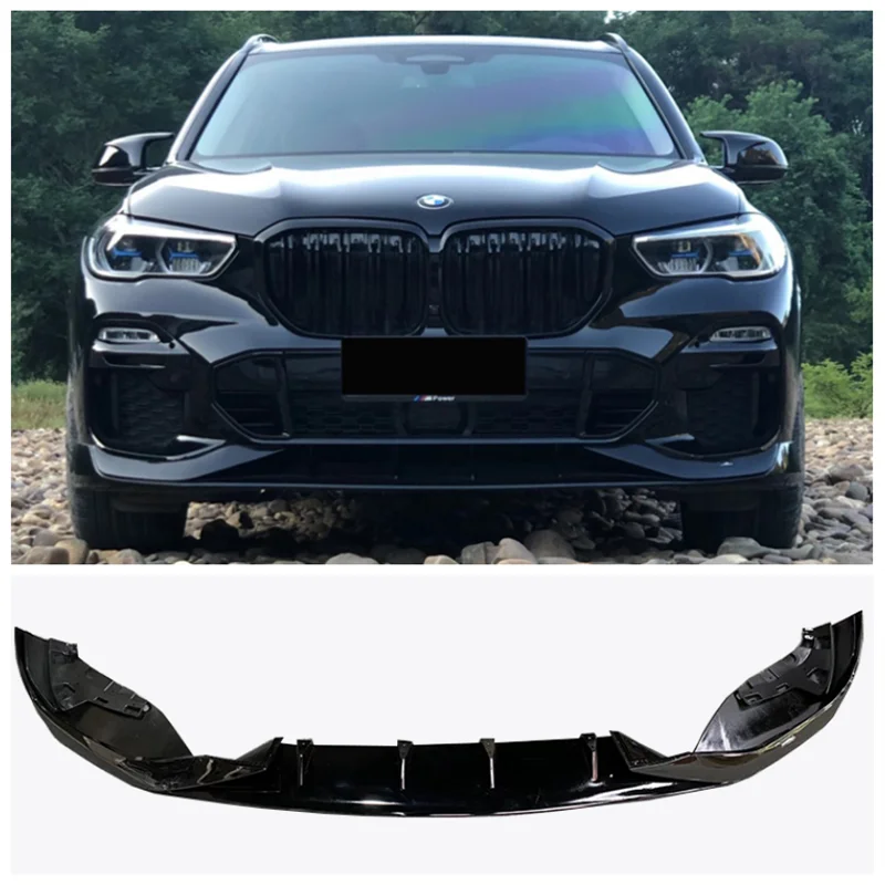 For BMW X5 G05 2019 2020 2021 2022 High Quality ABS Black Front Lip Rear Diffuser Spoiler Side Skirt Racing Grills Cover