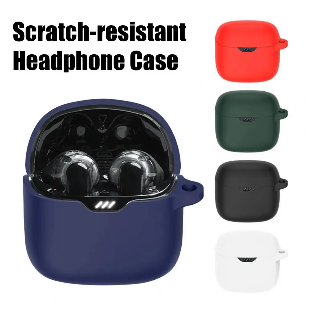 Silicone Headphone Cover 360 Degree Shockproof Case Impact Resistant Portable Protective Case for JBL TUNE FLEX