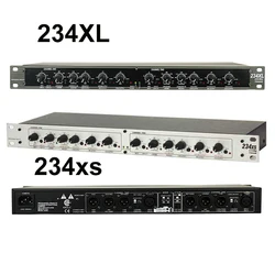 234XS Electronic Crossover 234XL Professional Sound Peripheral Equipments Stereo 2/3 Way, Mono 4-Way Crossover Audio Equalizer