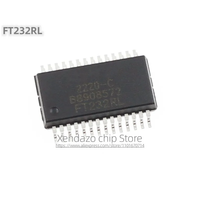 1pcs/lot FT232RL FT232R FT232 FT232RL-REEL SSOP-28 package Original genuine Serial port chip