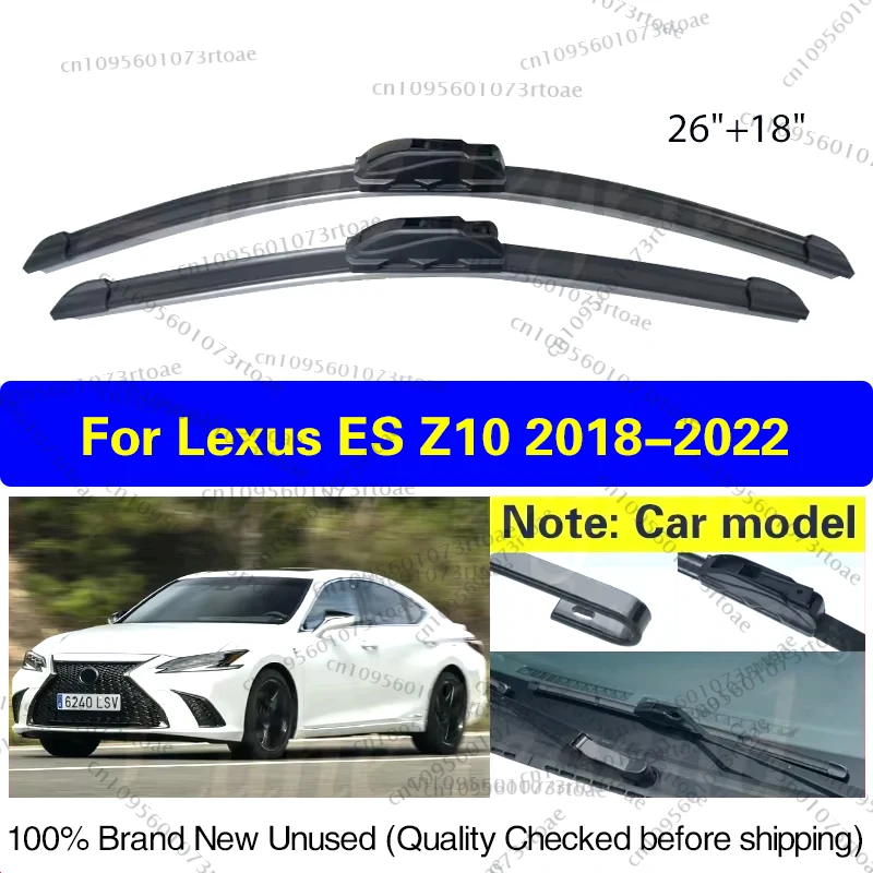 

For Lexus ES Z10 XZ10 300h 350 250 Sport 2018 2019 2020 2021 2022 Car Wiper Blade Front Window Windscreen Windshield Rain Brush
