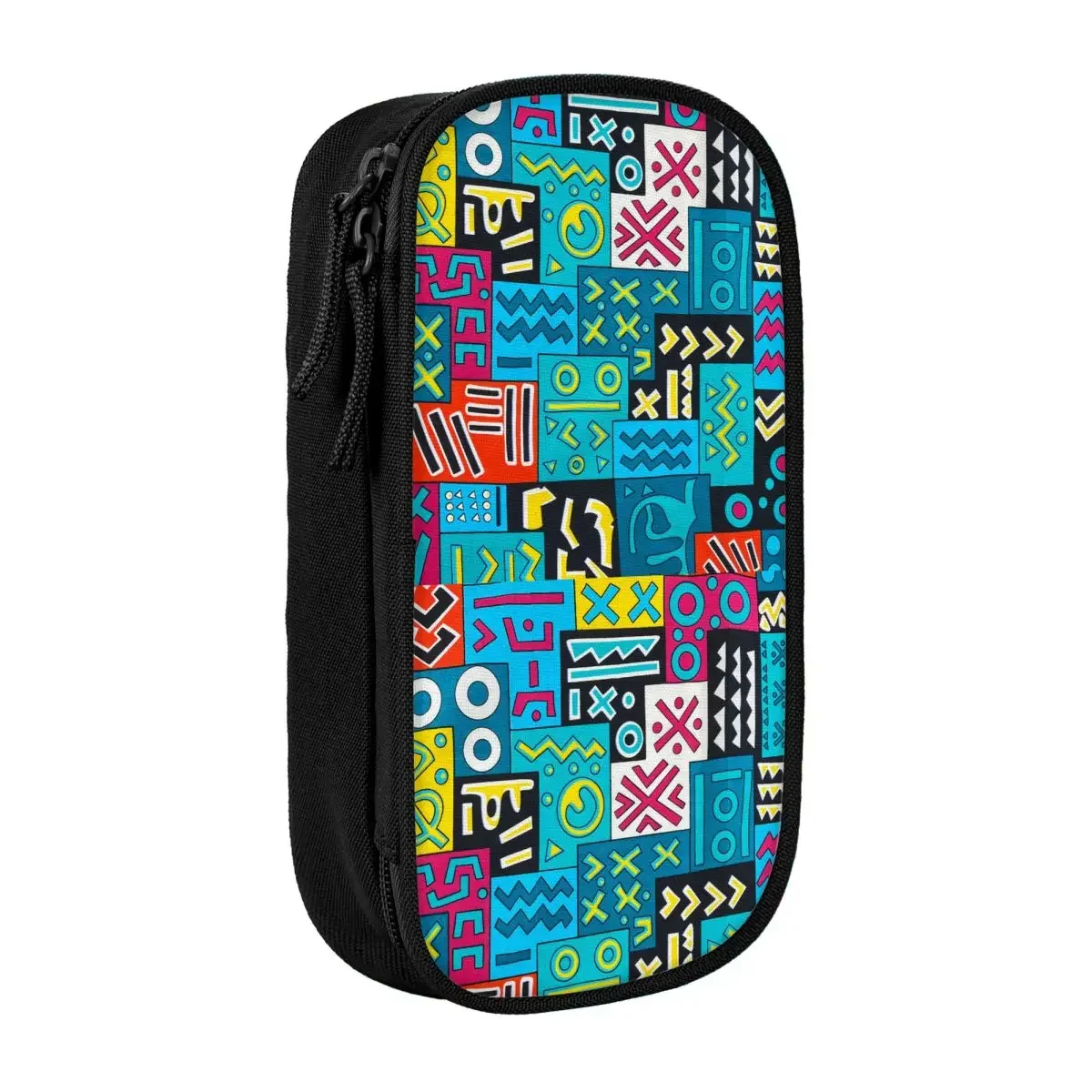 Custom Ethnic Tribal Traditional Geometric Ankara African Print School Pencil Cases Large Storage Pencil Box Students Stationery