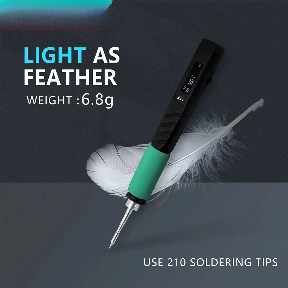 A11 USB Soldering Station Charging Soldering Iron Portable For Cell-Phone Repair Welding Tools Compatible C210 Handle