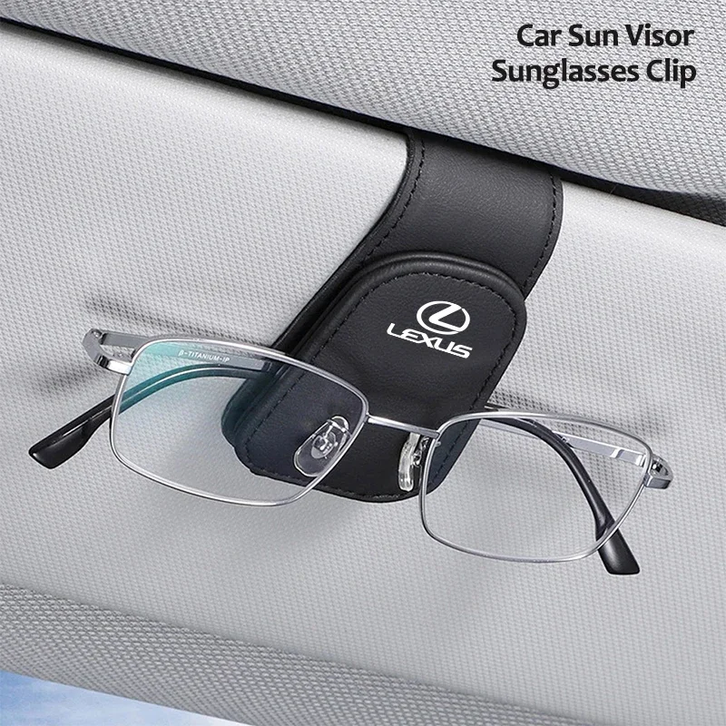 Car Sun Visor Sunglasses Holder Eyeglasses Clip For Lexus RX330 IS250 Ct200h ES300h RX350 IS300h NX300h GS300 ES350 Accessories