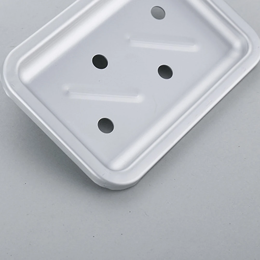 

Wall Mounted Soap Holder Vintage Style Aluminum Bath Shower Dish Basket For Bathroom Kitchen Laundry Silver Space Corrosion