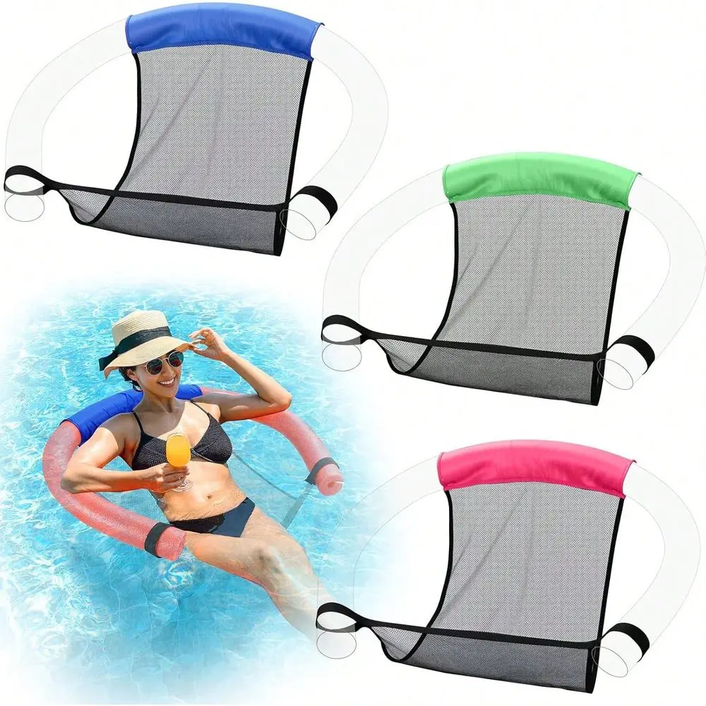 

Floating Pool Noodle Chair Sling Float 250th Anniversary USA Outdoor Party Toy Adult Summer Beach Swimming Accessories, Pool No