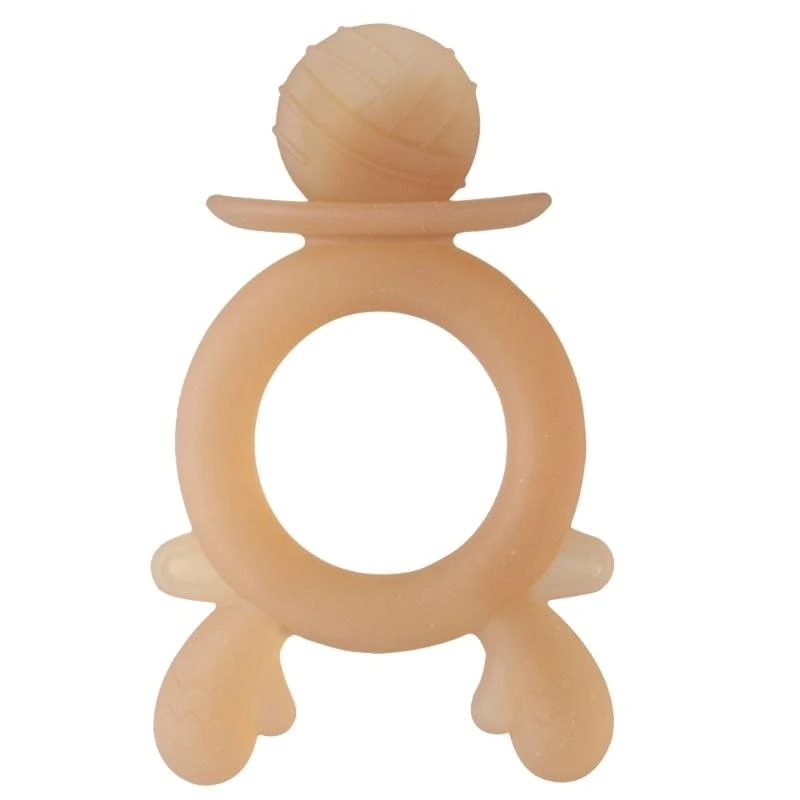 J15U น่ารักเด็กยางกัดของเล่นการงอกของฟันนุ่มของเล่นอ่อนโยนผ่อนคลายสำหรับเด็กผู้หญิง