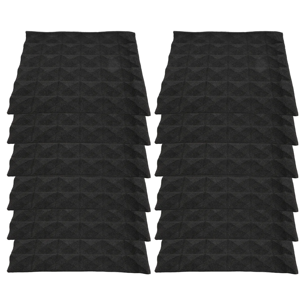 

A51Q-12Pcs 30X30X5CM Sound Insulation Cotton Sound Insulation Foam for Recording Studio Piano Room Sound Insulation Foam