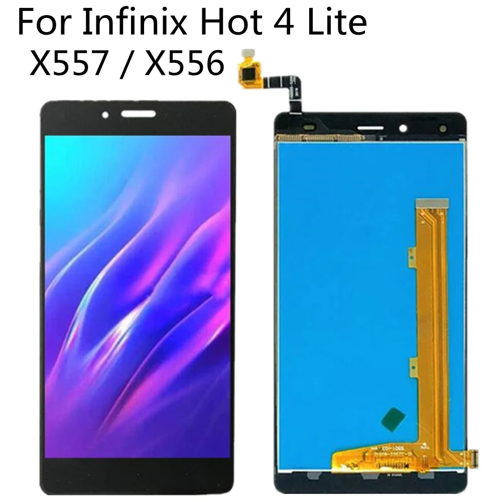 For Infinix Hot 4 Hot4 Lite X556 X557 LCD Display Touch Screen Digitizer Assembly Replacement