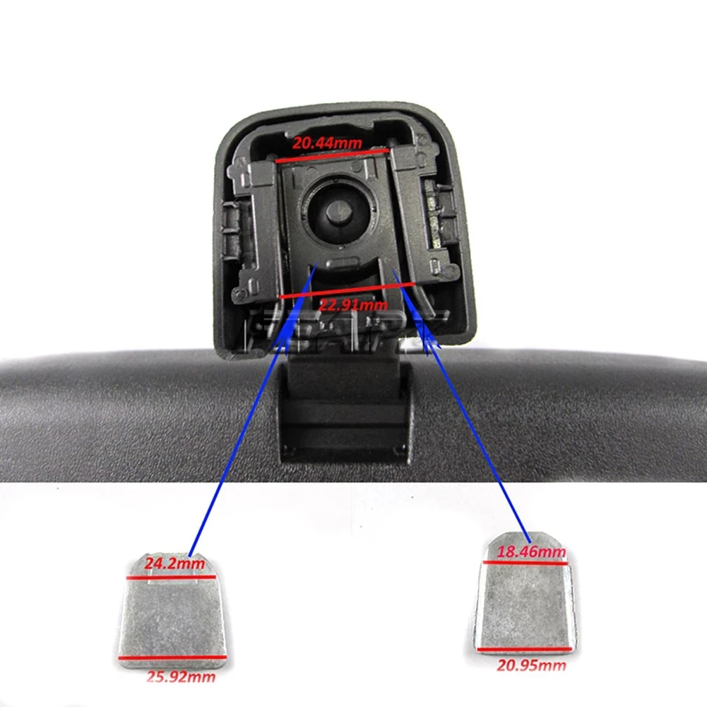 1pc Car Front Windscreen Interior Rear View Mirror With Holder Replacement Part 87810-52041 For Toyota For Yaris For Corolla