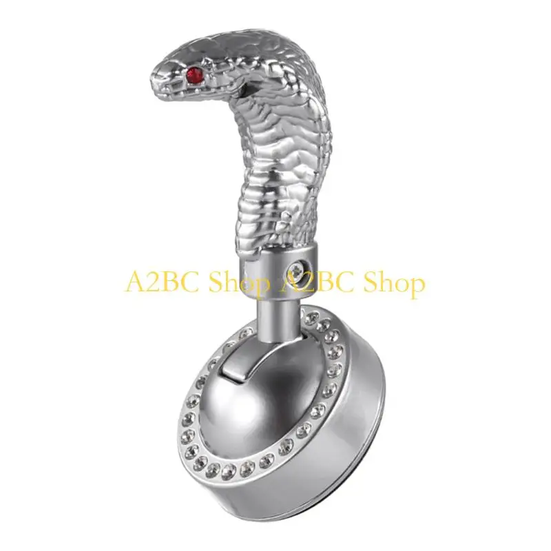 A2BC Snake Head Start Button Cover Ignition Cover For SUV Truck Car Simple To Mount