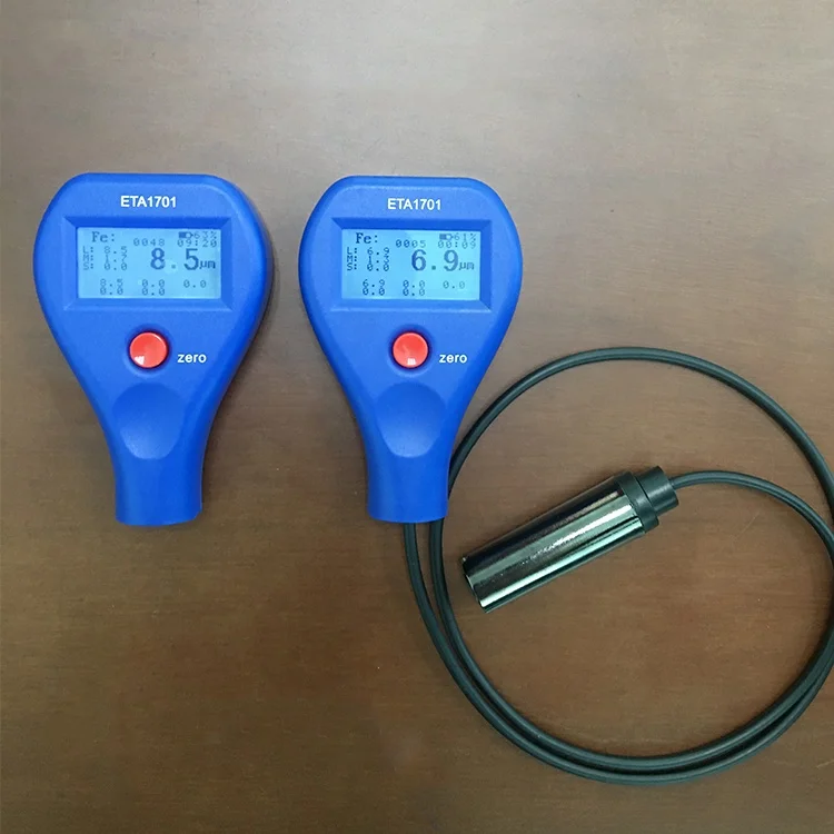 Custom 0~2500um Measure Range Zinc Plating Thickness Tester Gauge Paint Thickness, Digital Car Paint Coating Thickness Gauge