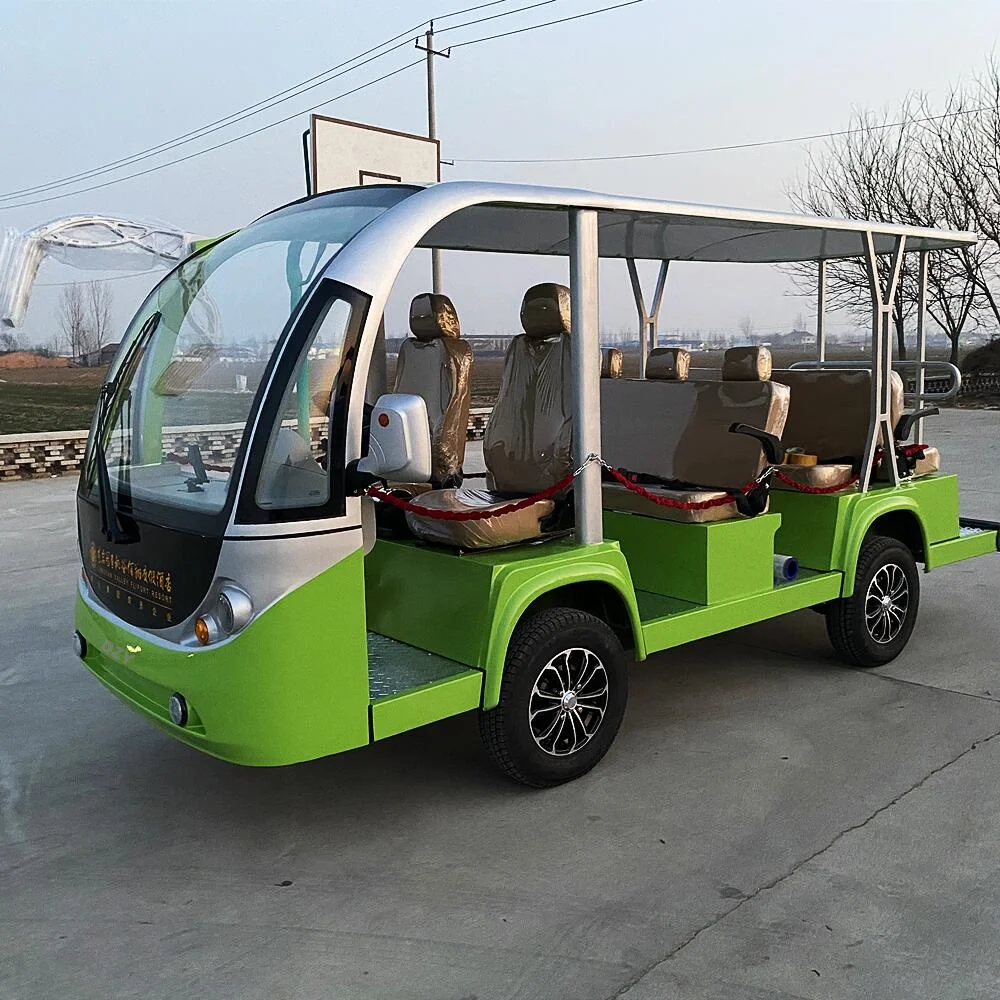 The resort hotel receives an electric golf cart, a classic car, and a 14 seat shuttle sightseeing bus