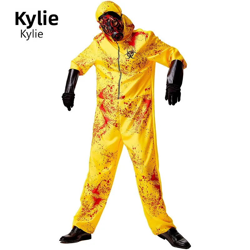 Erwachsene Halloween Cosplay Kostüm Rollenspiel Par Dr-up Mutated Zombie Schutzanzug Biologische Krise Bühnenkostüm