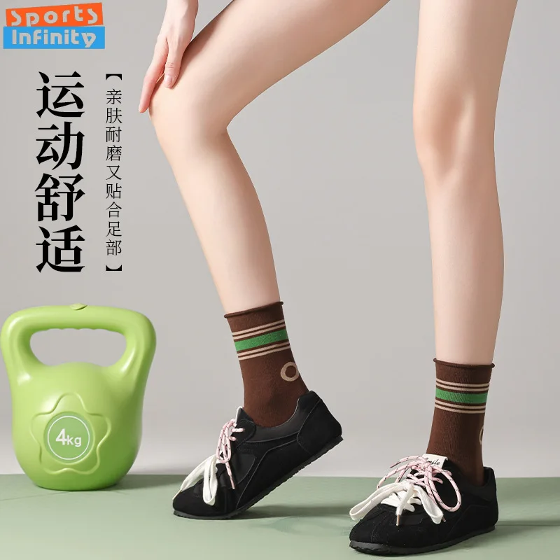 Nuevos calcetines profesionales de Pilates, calcetines de Yoga para mujer, calcetines antideslizantes de algodón que absorben el sudor, calcetines deportivos sin hueso para baile interior y Fitness