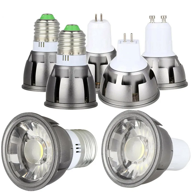 6Pcs GU5.3 GU10 12V110V220V LED Spotlight Bulb MR16 Low Pressure 3W 5W 7W 12W Light 30 Degrees Study Kitchen For Home