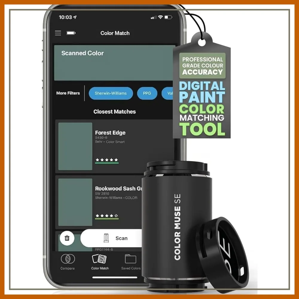 

Portable Colorimeter for Paint Color Matching, Digital Color Reader for Designers and Painters