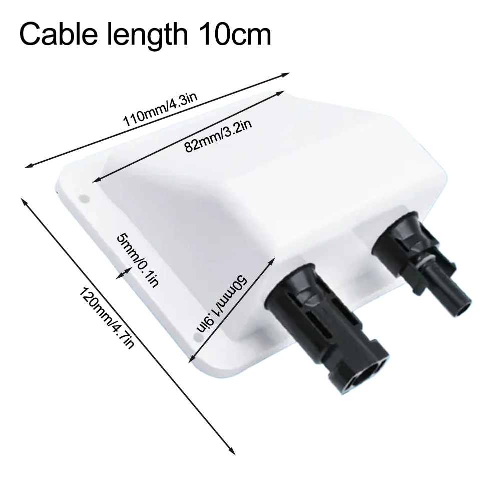 التركيب الكهربائي في الهواء الطلق الضميمة الكهربائية RV صندوق الأسلاك المزدوج كابل الطاقة الشمسية دخول الضميمة شاحن البطارية