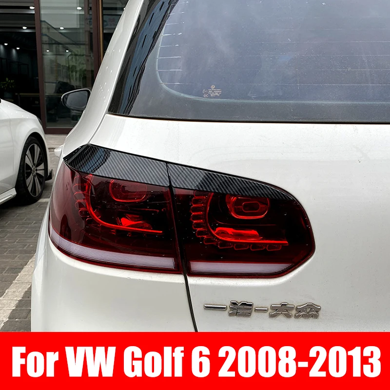 

4Pcs Auto Rear Tail Light Lamp Eyelid Trim Cover For VW Volkswagen Golf 6 MK6 2008 2009 2010 2011 2012 2013